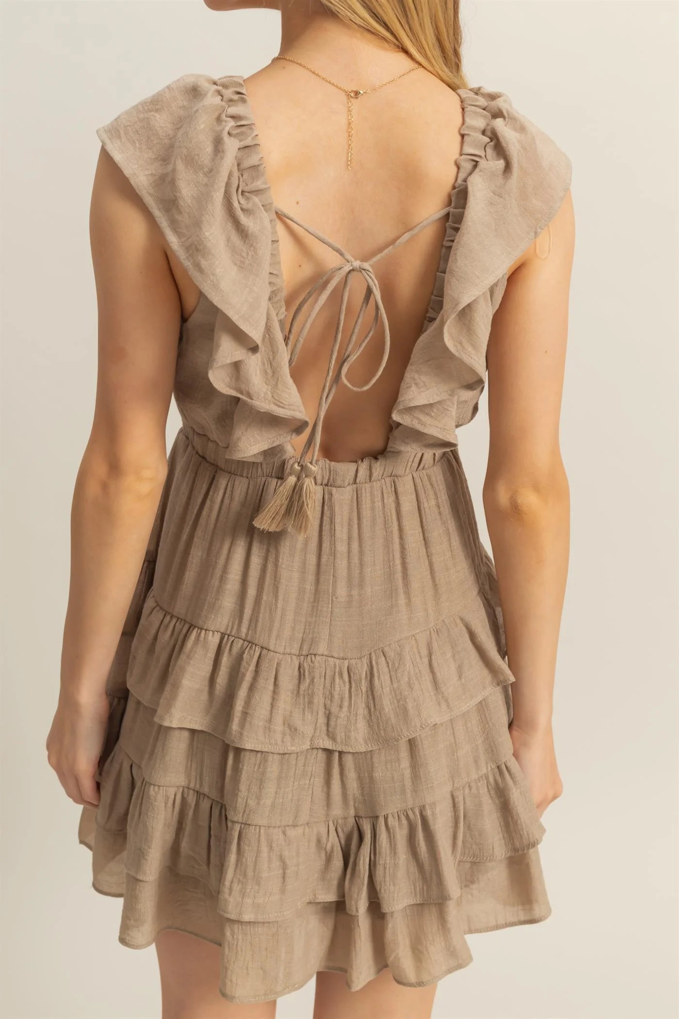 Tropical Breeze Tiered Mini Dress