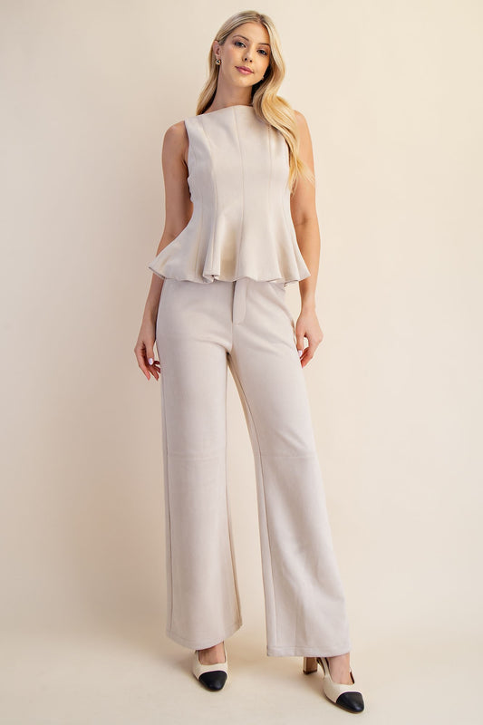 Suede Serenity Two-Piece Set