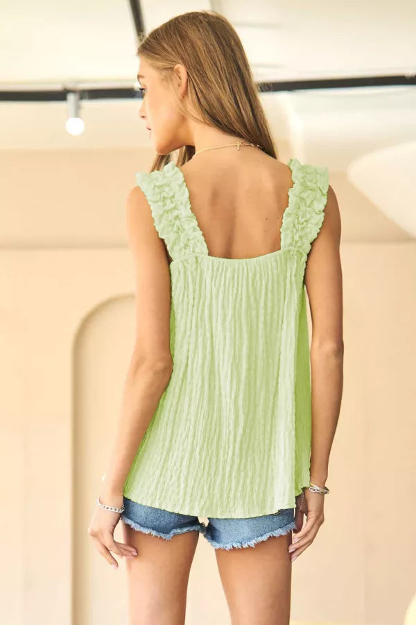 Sunlit Charm Babydoll Top