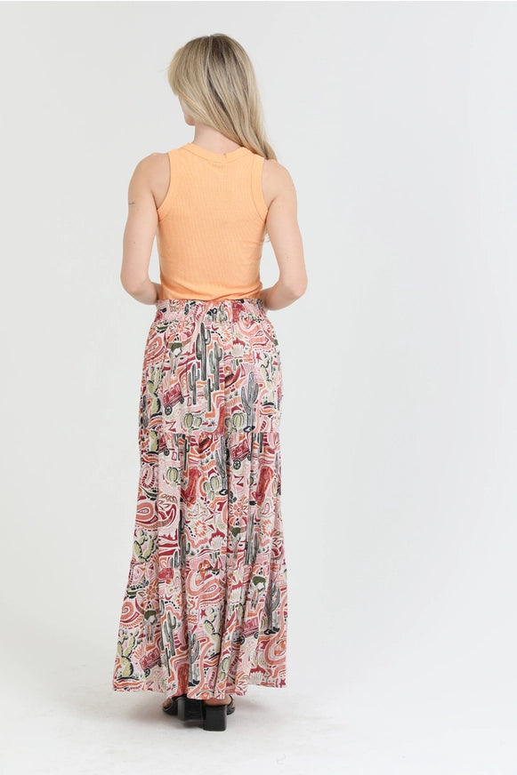 Sagebrush Sunset Maxi Skirt
