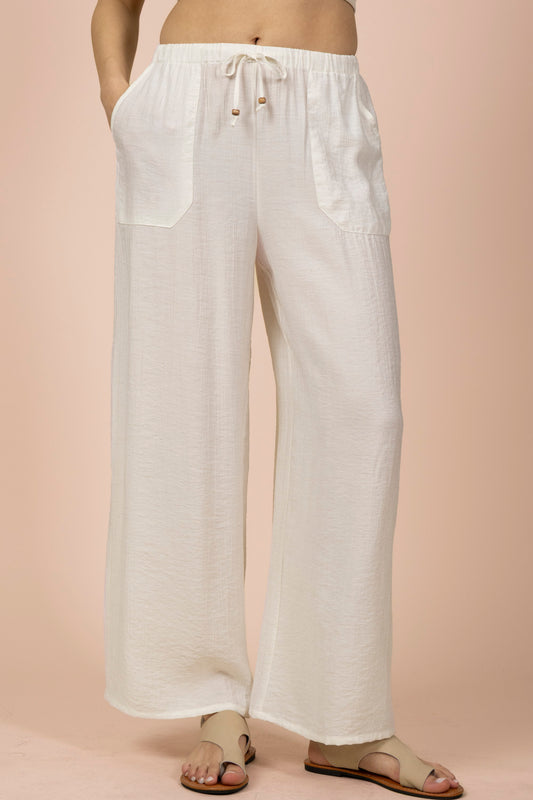 Coastal Linen Wide Leg Pants