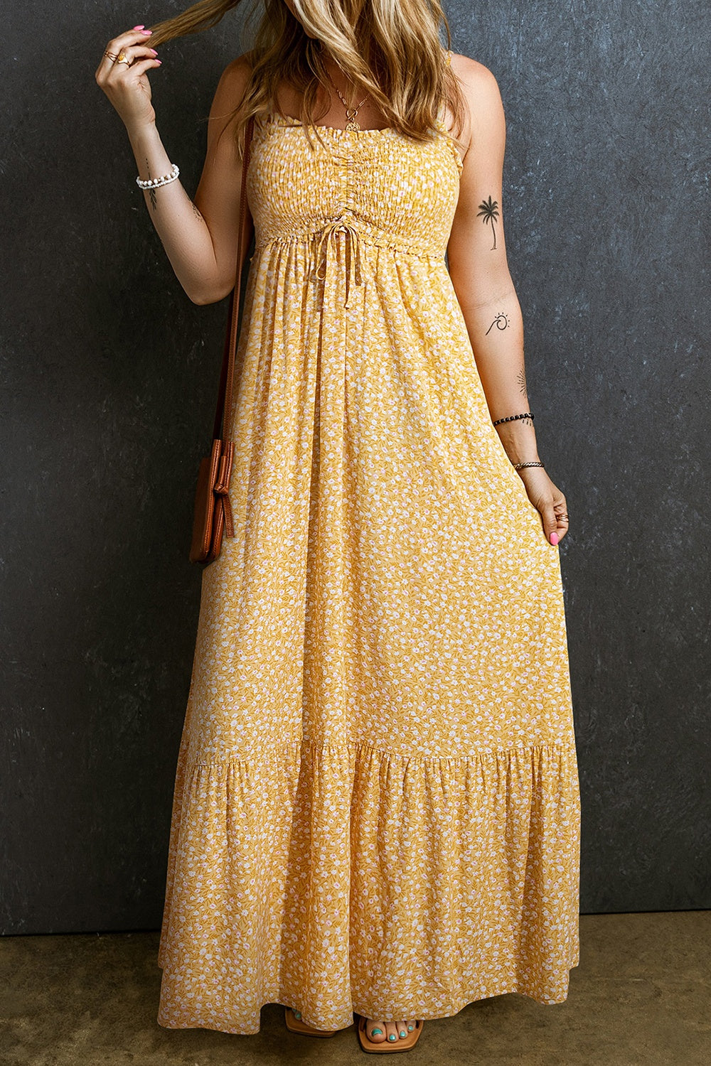 Sunny Blossom Maxi Dress Easy Life Boutique Sunny Blossom Maxi Dress Easy Life Boutique